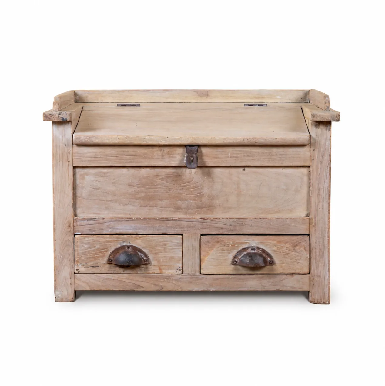 Mivaan - Vintage Teakhouten Box van Oud Hout
