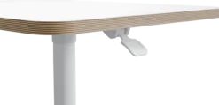 Mobiel Zit-Sta Bureau 80x60 cm wit