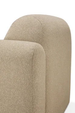 Modulaire bank Bulky L-arm almond