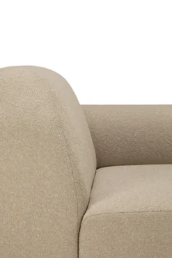 Modulaire bank Bulky L-arm almond