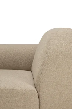 Modulaire bank Bulky R-arm almond