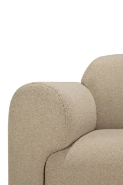 Modulaire bank Bulky R-arm almond