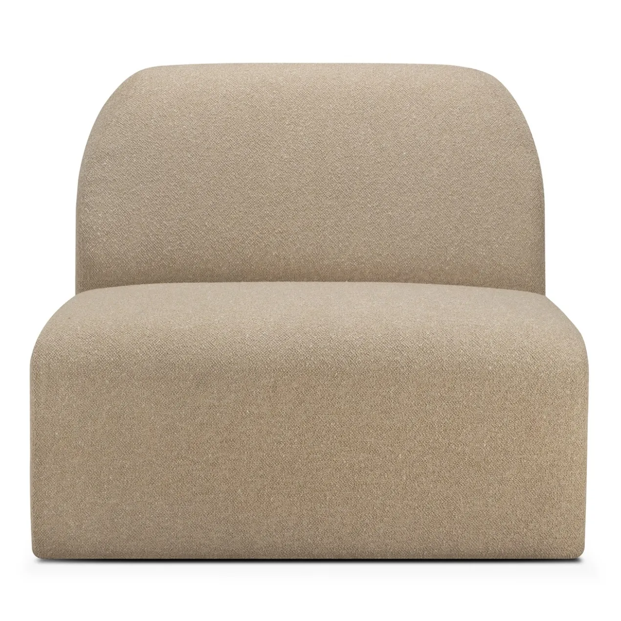 Modulaire bank Bulky 1 seat almond
