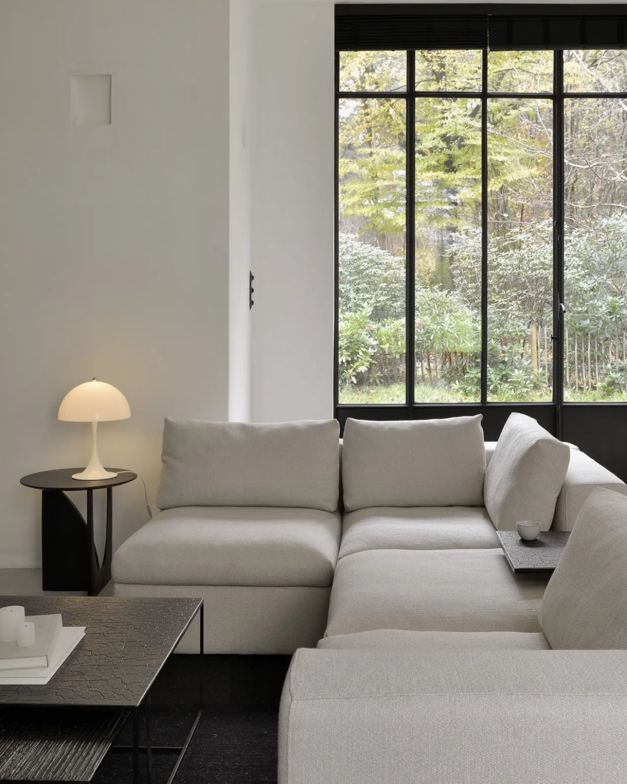 Modulaire bank Mellow - corner - off white