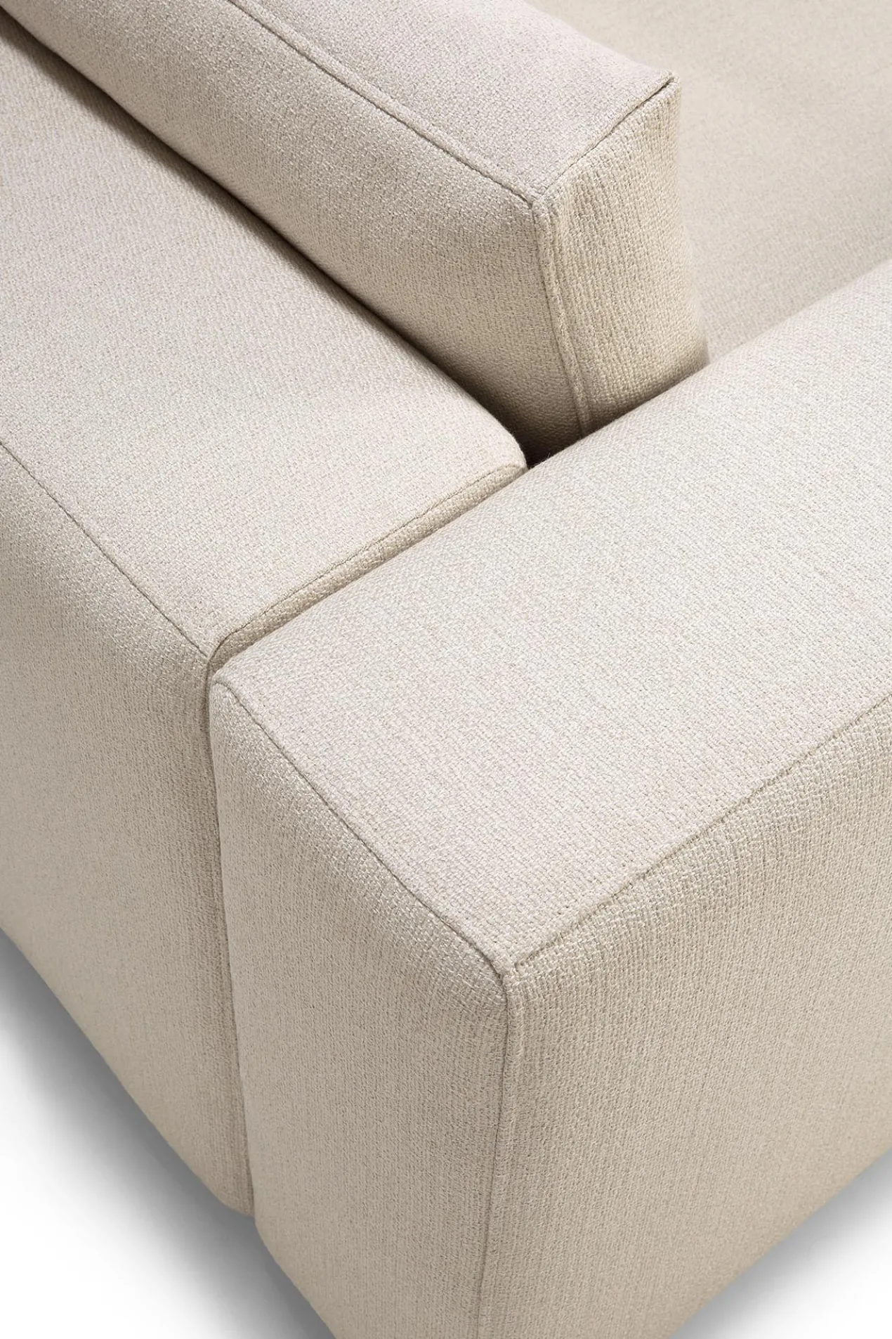 Modulaire bank Mellow - leuning rechts - off white