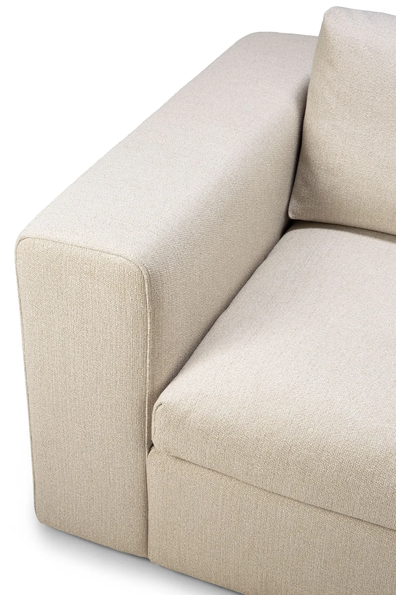 Modulaire bank Mellow - leuning rechts - off white