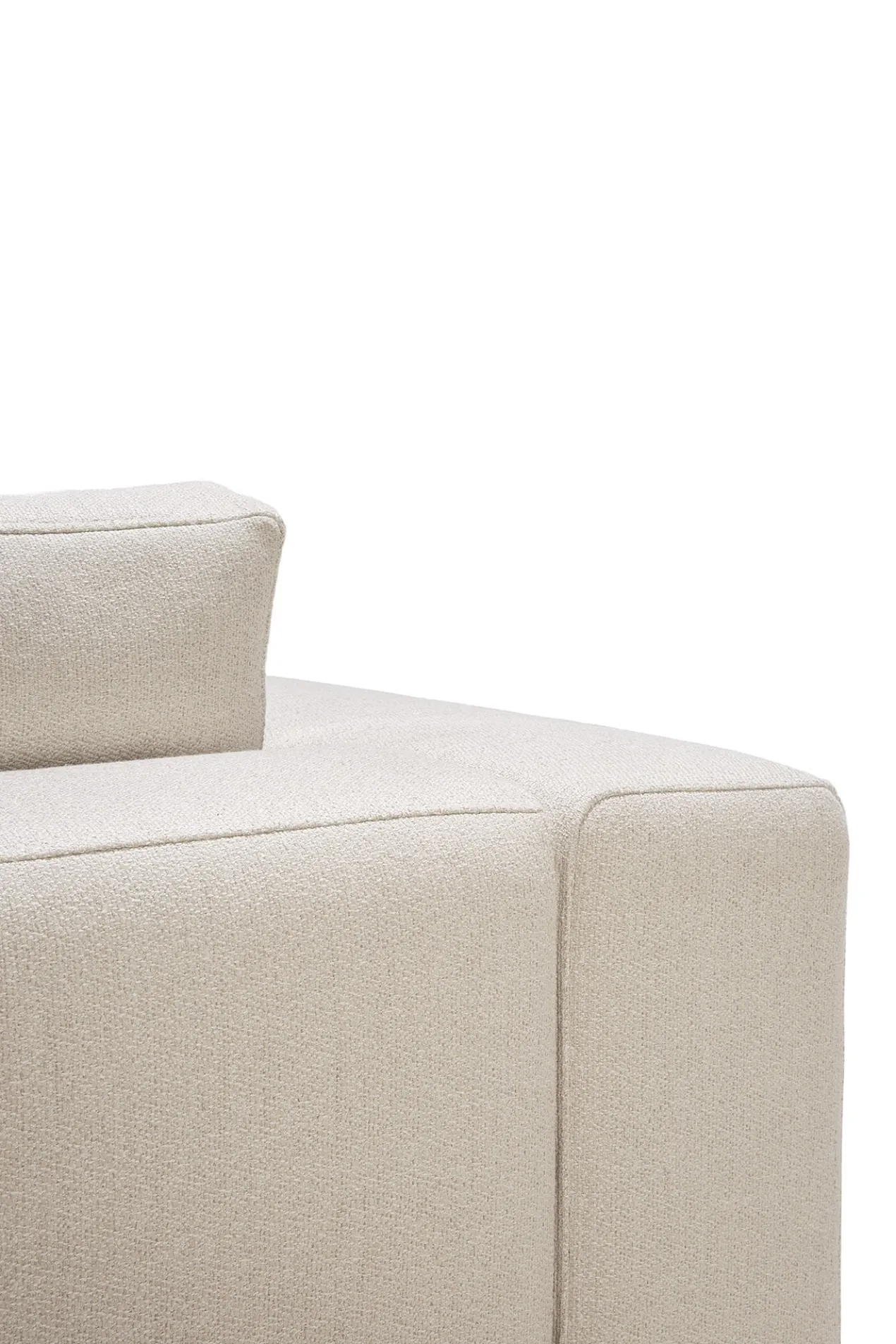 Modulaire bank Mellow - leuning rechts - off white
