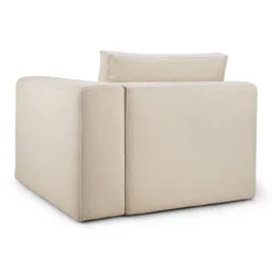 Modulaire bank Mellow - leuning links - off white