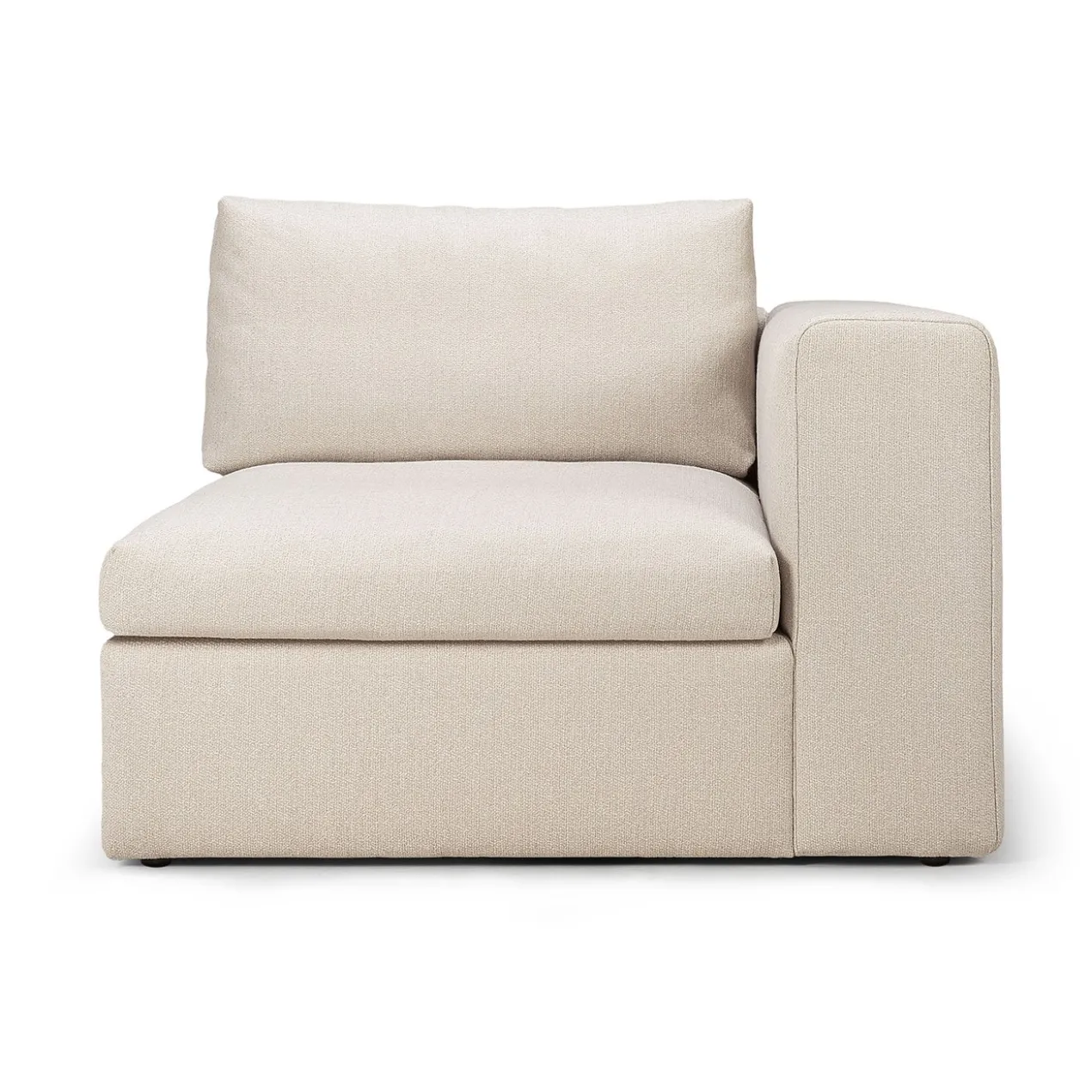 Modulaire bank Mellow - leuning links - off white