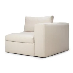 Modulaire bank Mellow - leuning links - off white