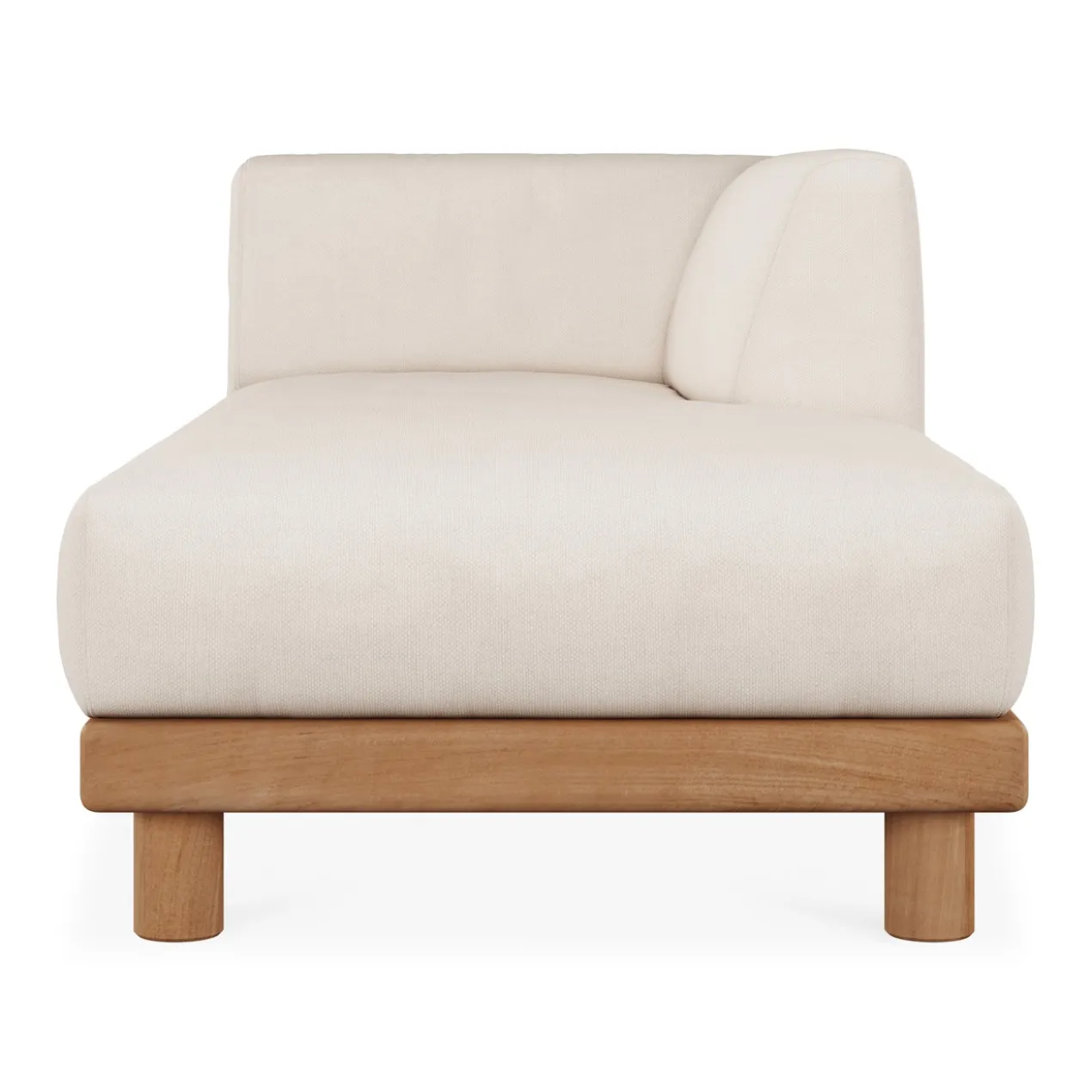 Modulaire bank Monocle outdoor wit set 2x lounge + tafel