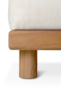 Modulaire bank Monocle outdoor wit set 2x lounge + tafel