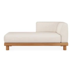 Modulaire bank Monocle outdoor wit set 2x lounge + tafel