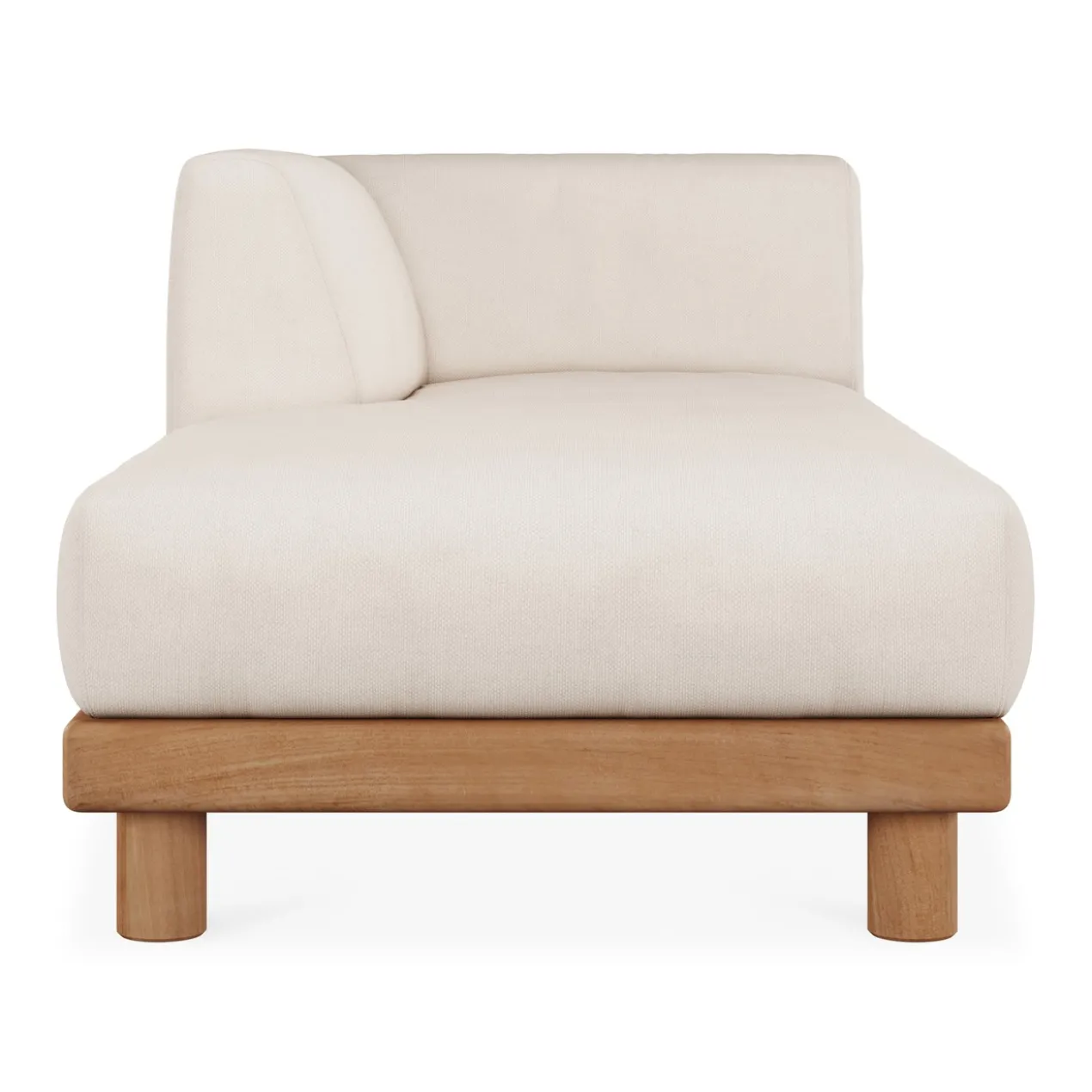 Modulaire bank Monocle outdoor wit set 4 zits lounge L