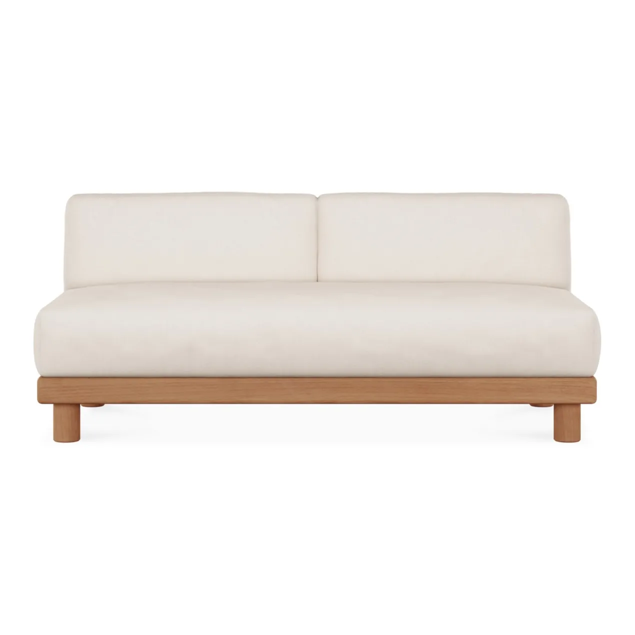 Modulaire bank Monocle outdoor wit set 4 zits lounge R
