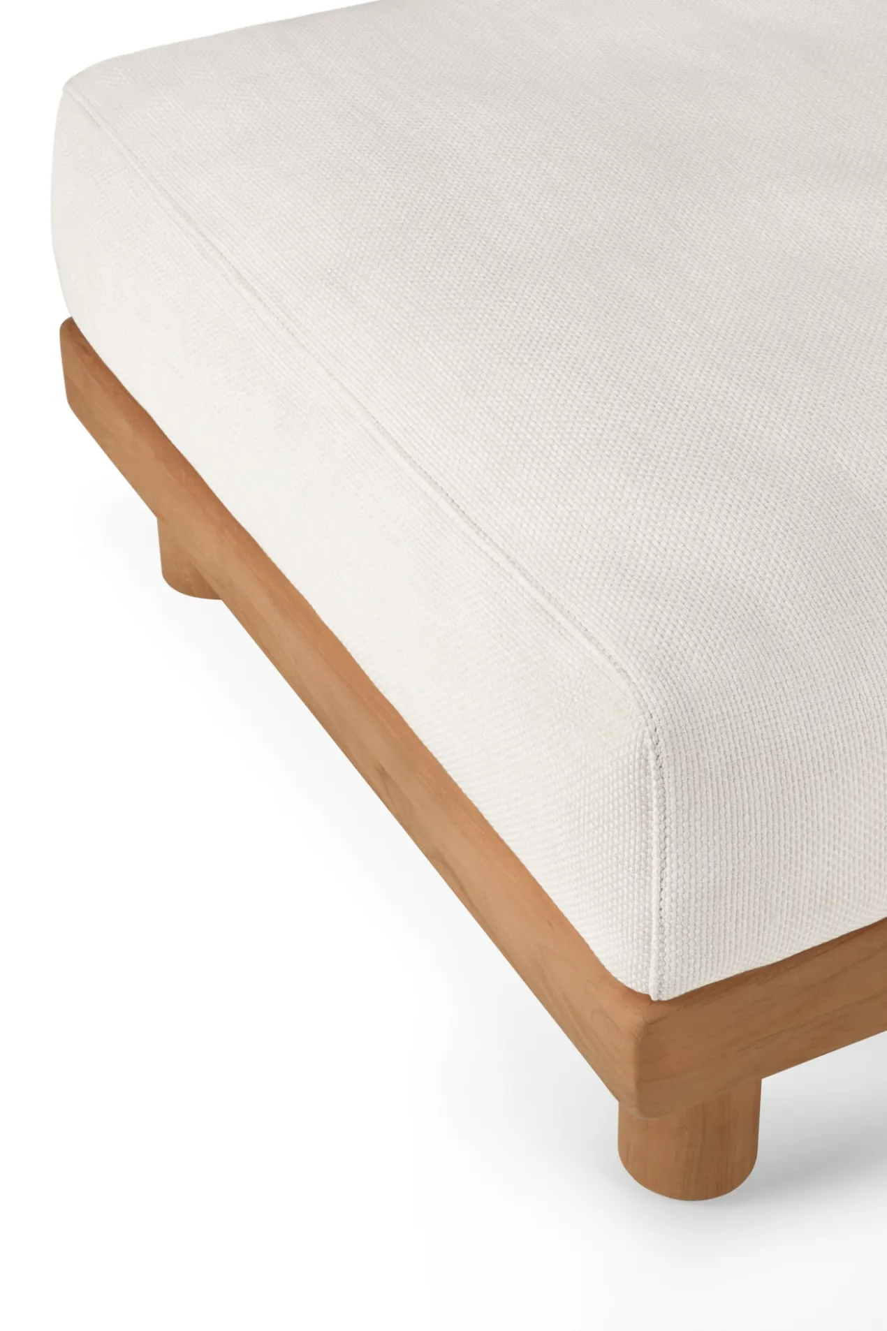 Modulaire bank Monocle outdoor wit hocker