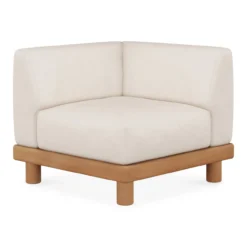Modulaire bank Monocle outdoor wit hoek L arm