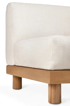 Modulaire bank Monocle outdoor wit hoek L arm