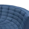 Modulaire bank N701 - blue - 90° rond hoekelement