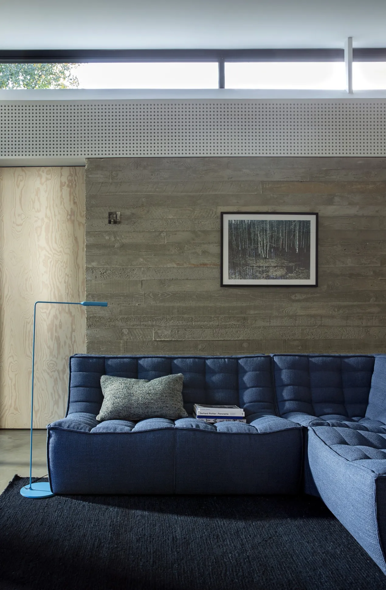 Modulaire bank N701 - blue - 1 seat