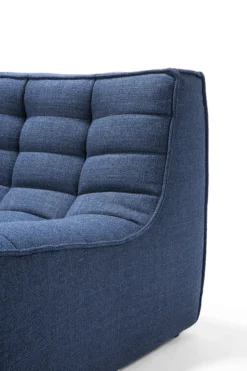 Modulaire bank N701 - blue - 1 seat