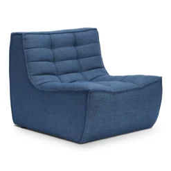 Modulaire bank N701 - blue - 1 seat