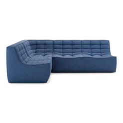 Modulaire bank N701 blue set 1 + 2 seat 90° recht hoek