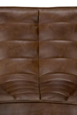Modulaire bank N701 - chestnut - 90° rond hoekelement