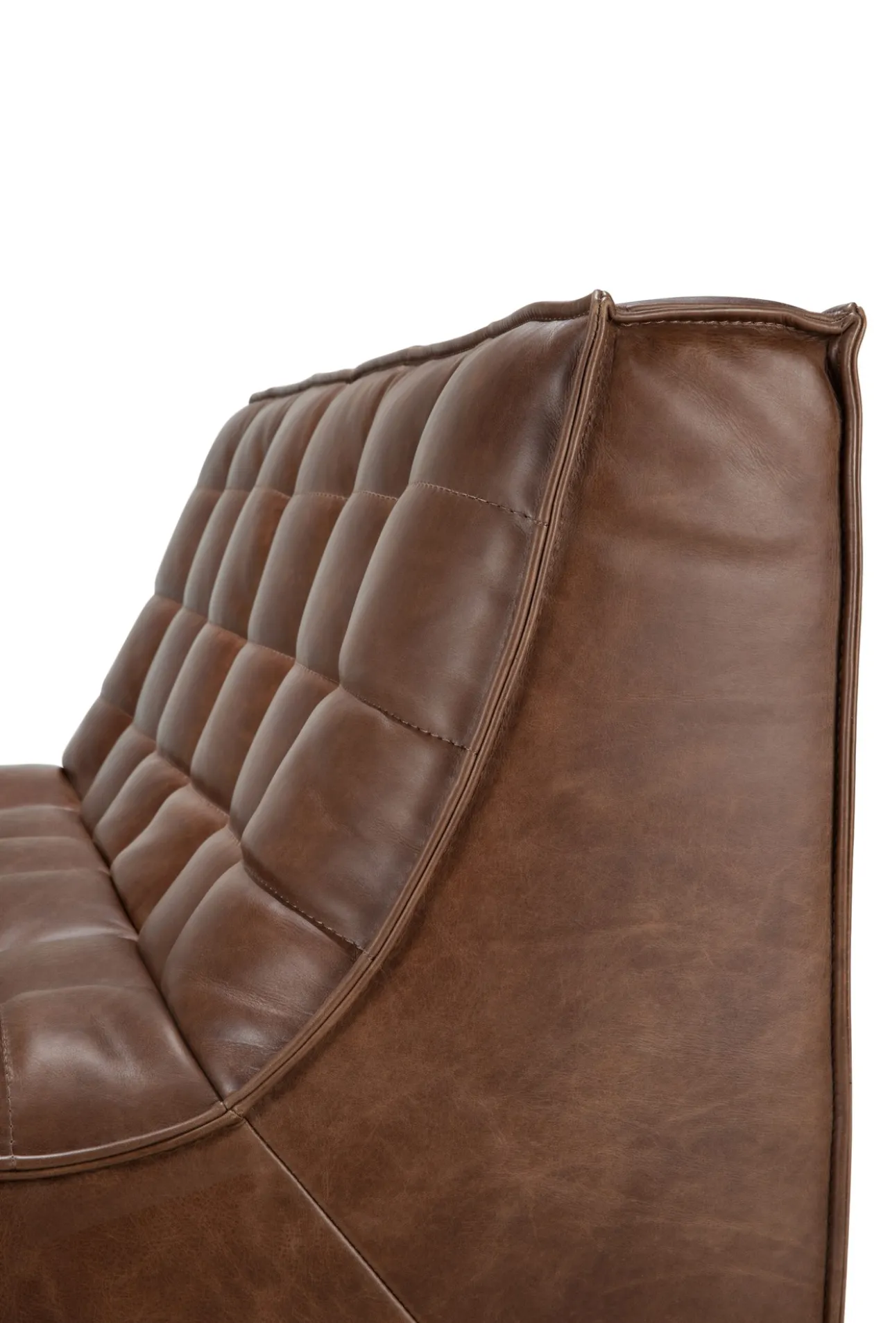 Modulaire bank N701 - chestnut - 2 seats