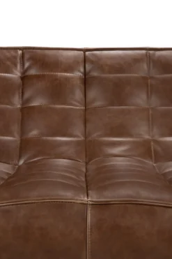 Modulaire bank N701 - chestnut - 2 seats