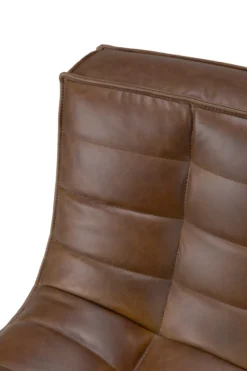 Modulaire bank N701 - chestnut - 2 seats