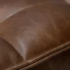 Modulaire bank N701 chestnut set 2x2 seat 90° ronde hoek
