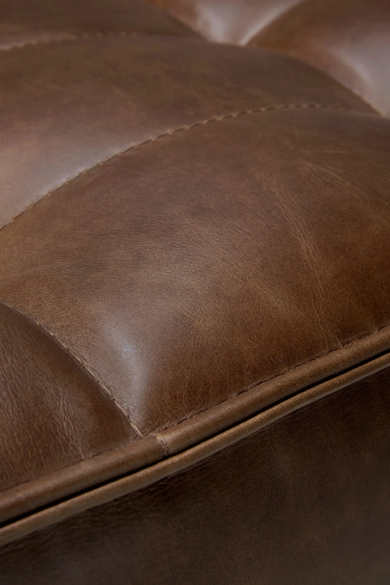Modulaire bank N701 chestnut set 2 seat 90° rechte hoek