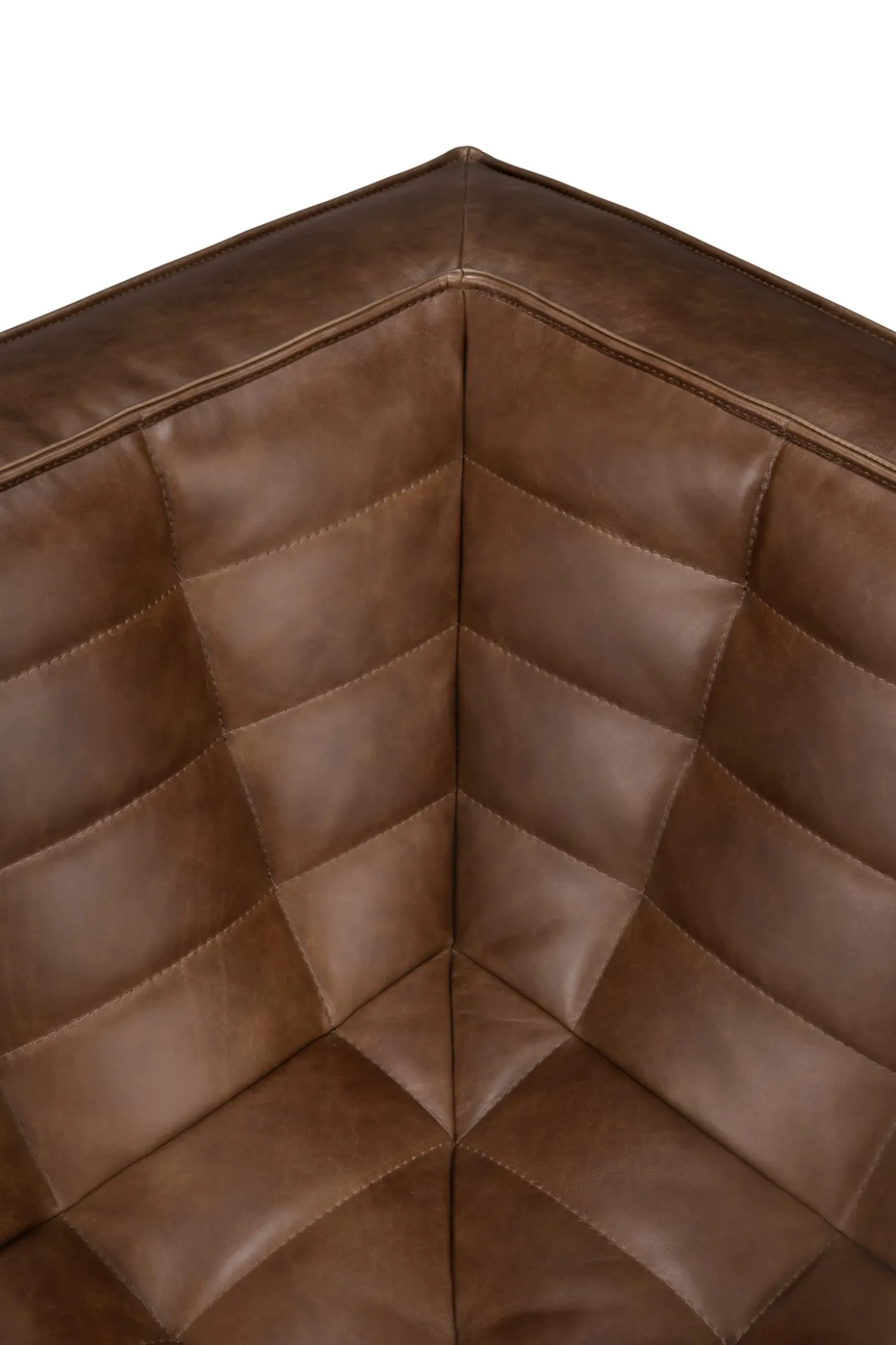 Modulaire bank N701 - chestnut - 90 vierkant hoek