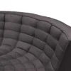 Modulaire bank N701 - dark grey 90° round corner