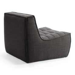 Modulaire bank N701 - dark grey - 1 seat