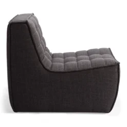 Modulaire bank N701 - dark grey - 1 seat