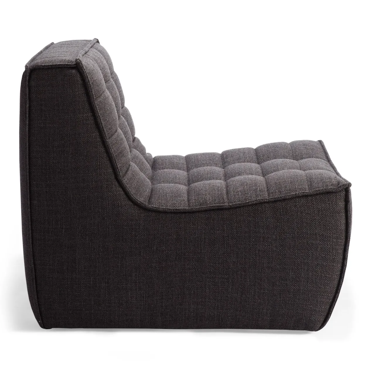 Modulaire bank N701 - dark grey - 1 seat