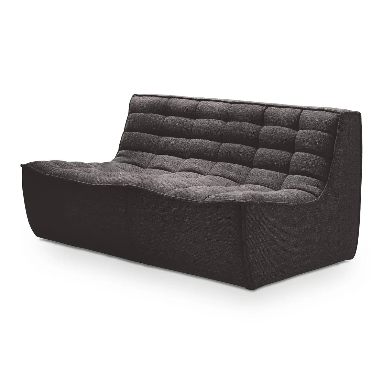 Modulaire bank N701 - dark grey - 2 seat