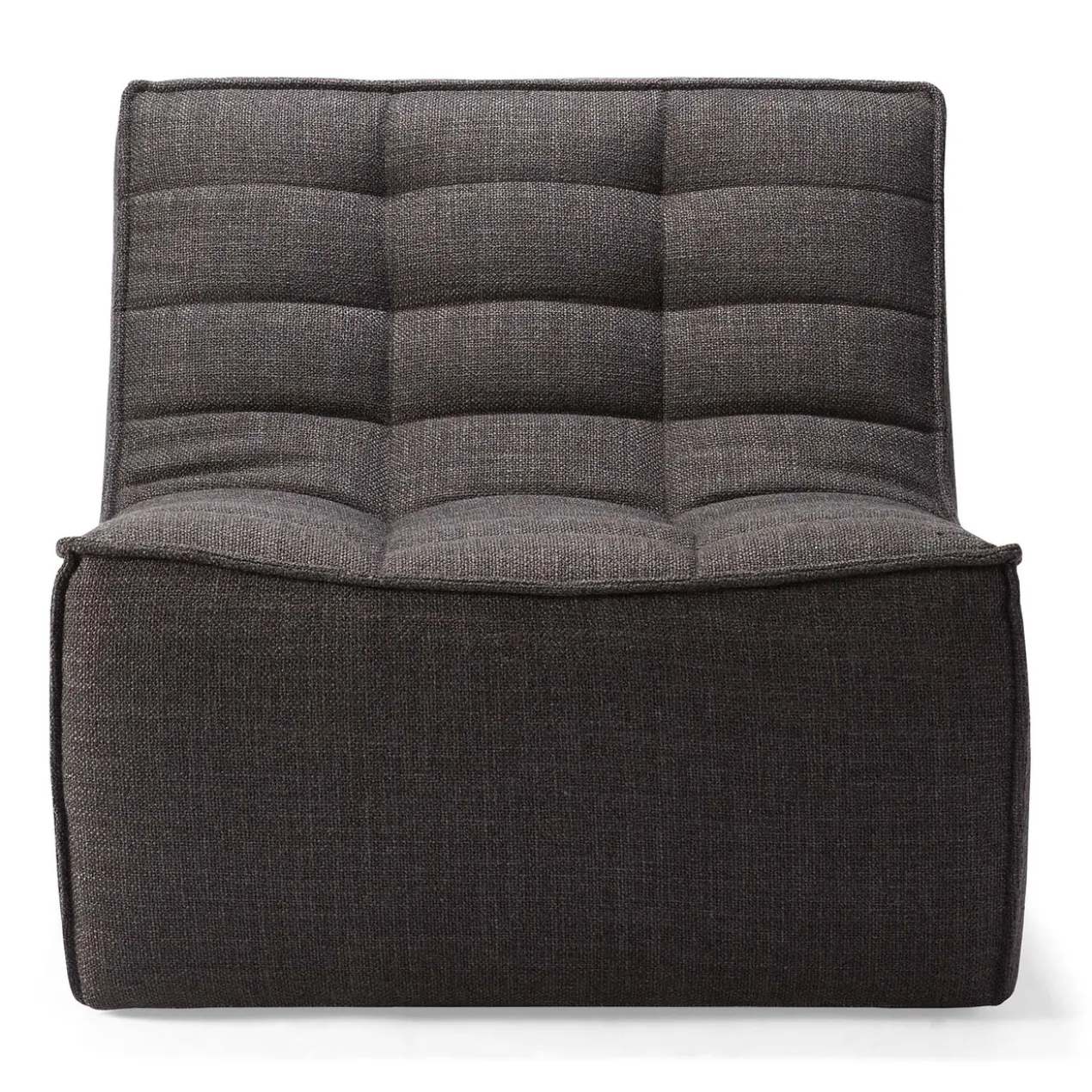 Modulaire bank N701 dark grey set 1 + 3 seat, 90° recht hoek