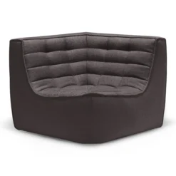 Modulaire bank N701 - dark grey - 90° vierkant hoekelement