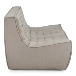 Modulaire bank N701 - eco stof ecru - 2 seat
