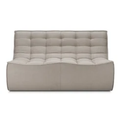 Modulaire bank N701 - eco stof ecru - 2 seat