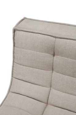Modulaire bank N701 - eco stof ecru - 2 seat