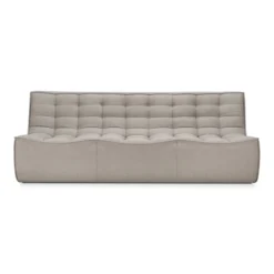 Modulaire bank N701 - eco stof ecru - 3 seat