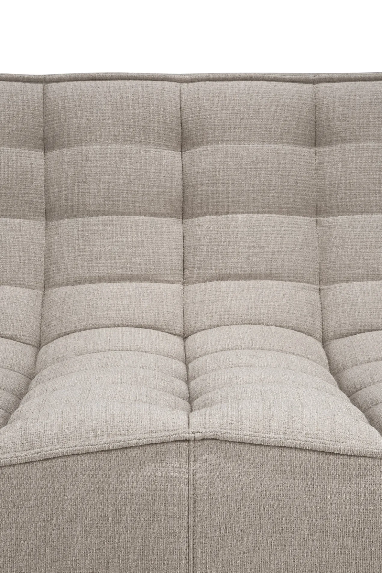 Modulaire bank N701 - eco stof ecru - 3 seat