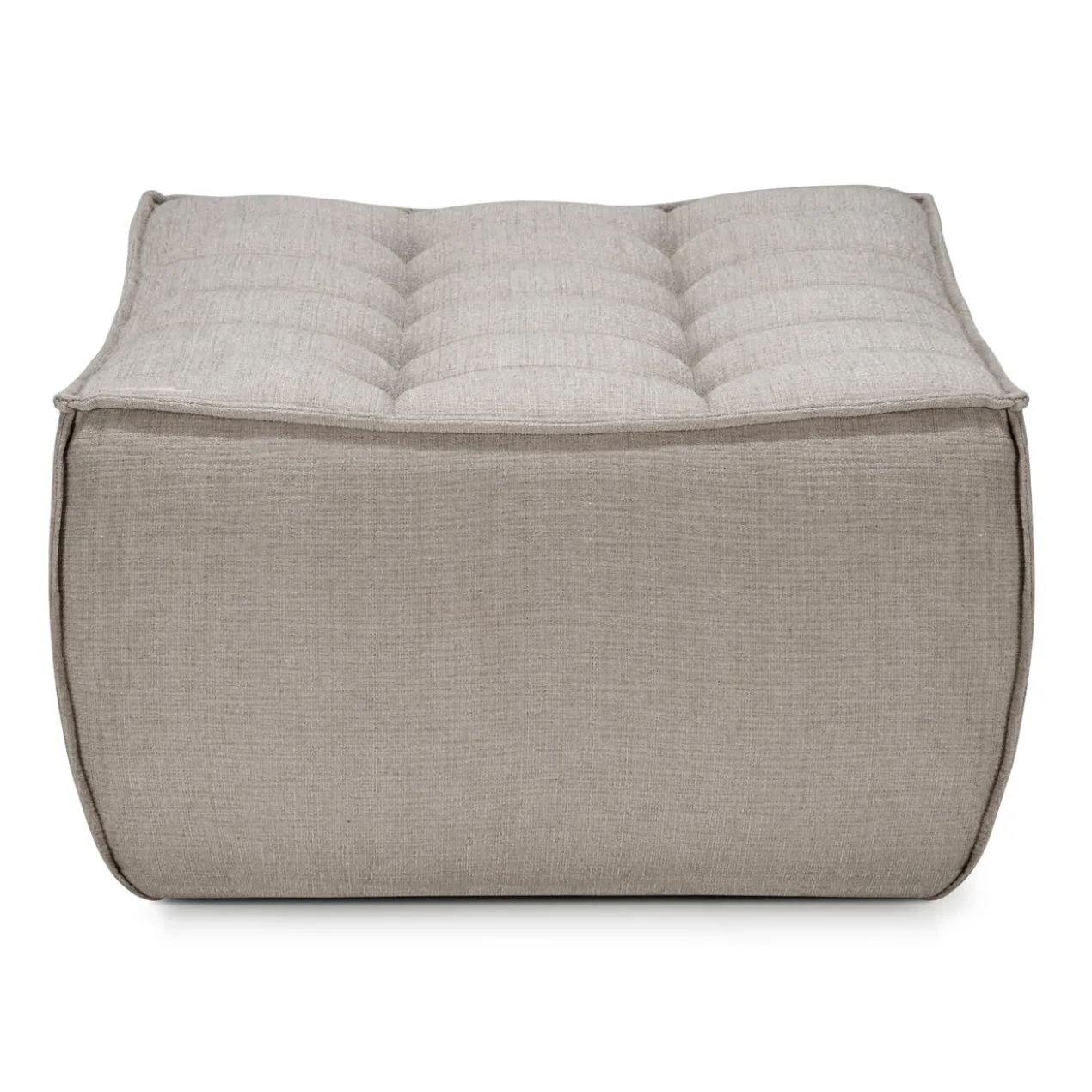Modulaire bank N701 - eco stof ecru - footstool