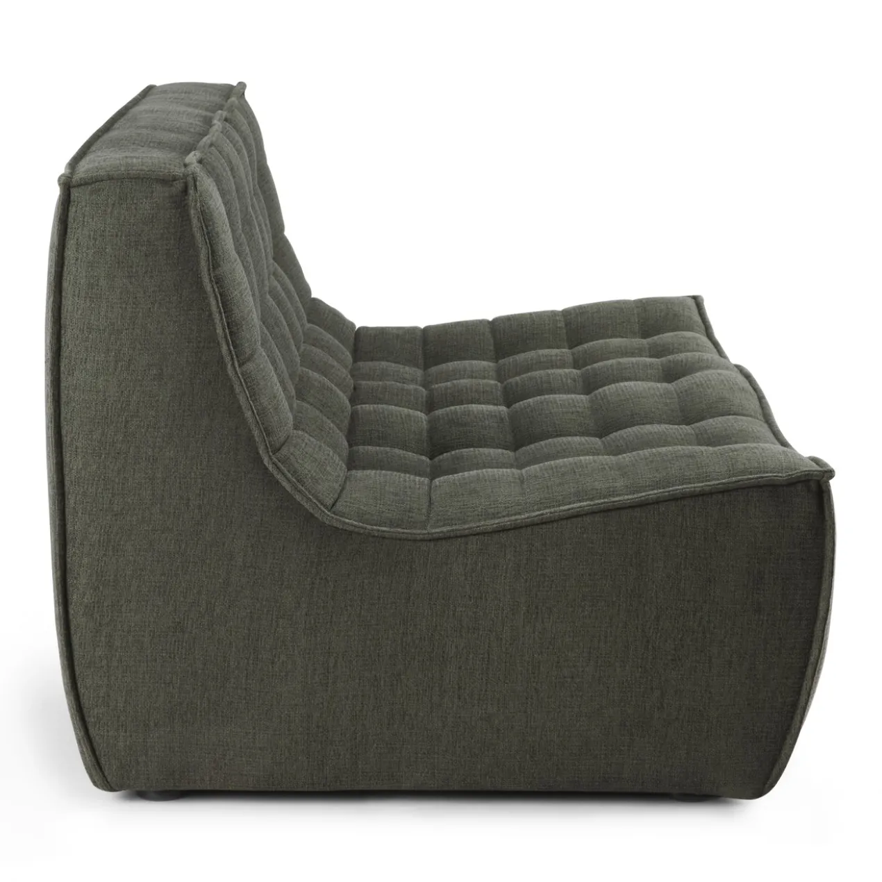 Modulaire bank N701 - eco stof moss green - 2 seat