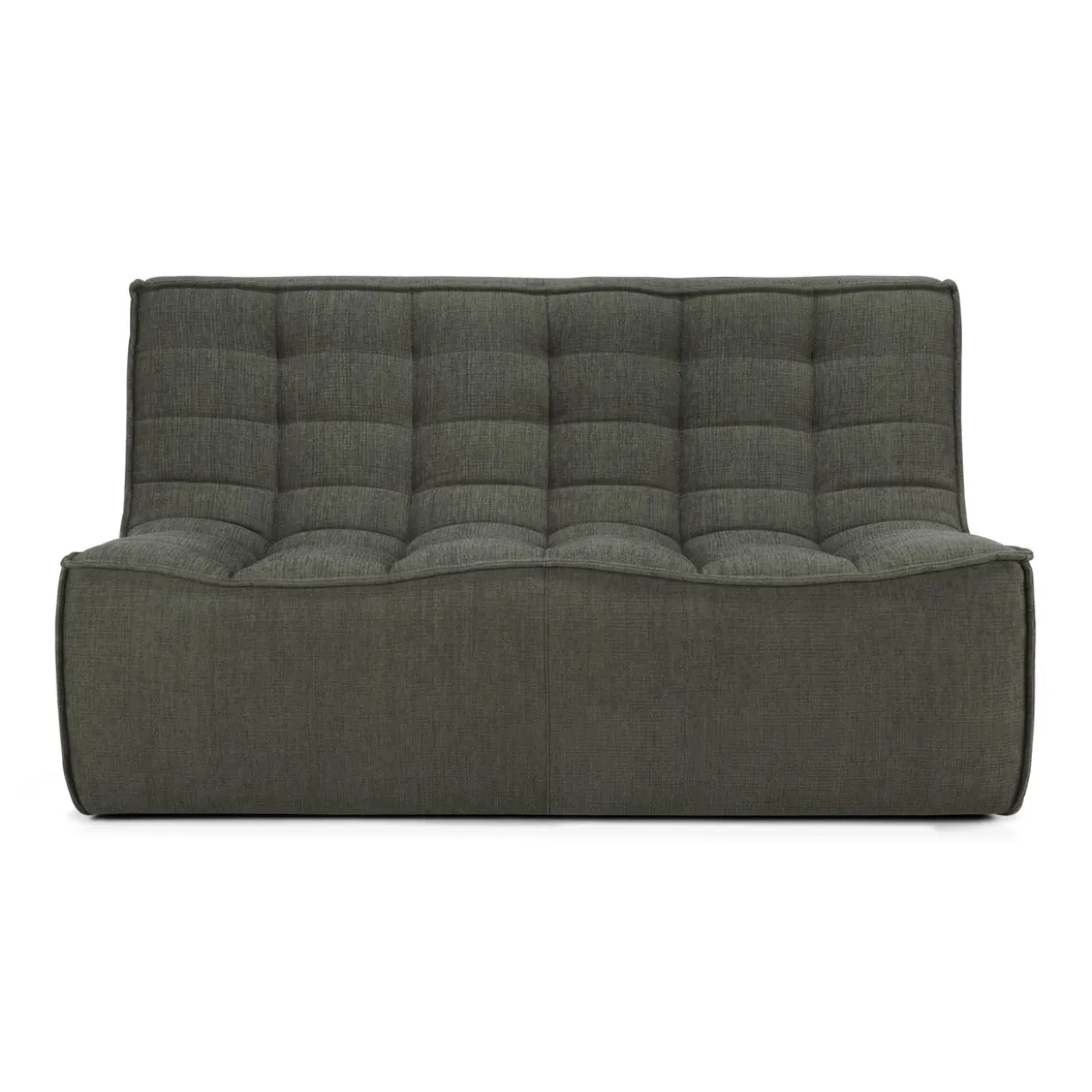 Modulaire bank N701 - eco stof moss green - 2 seat