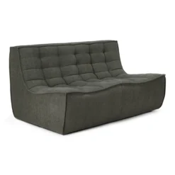 Modulaire bank N701 - eco stof moss green - 2 seat